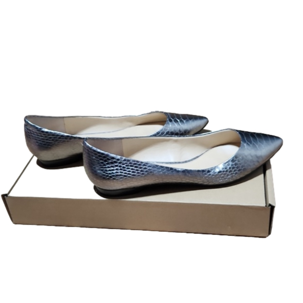 Marc Fisher silver shoes